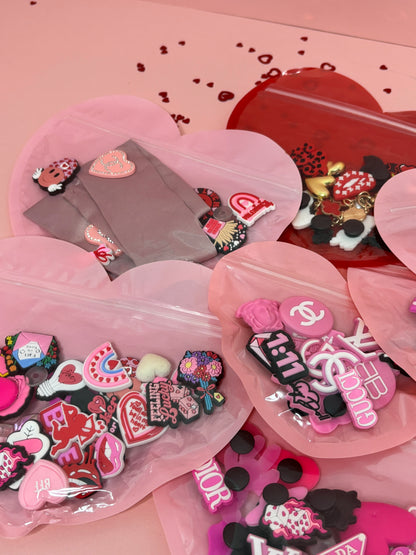 Valentines Croc Charm Bundles