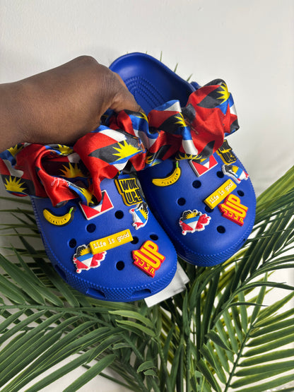 Antigua Flag Crocs - Colour Series