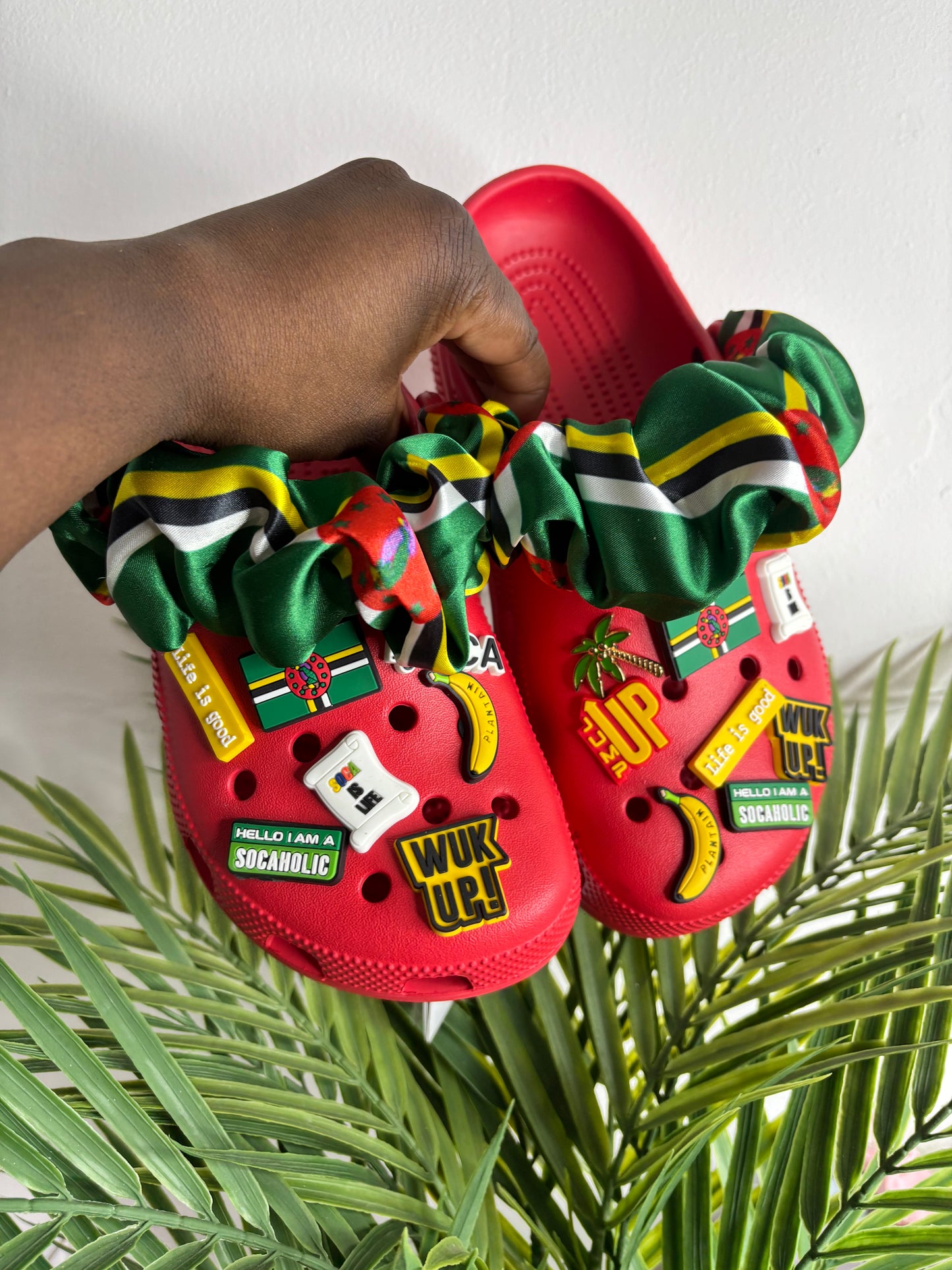 Dominica Flag Crocs - Colour series