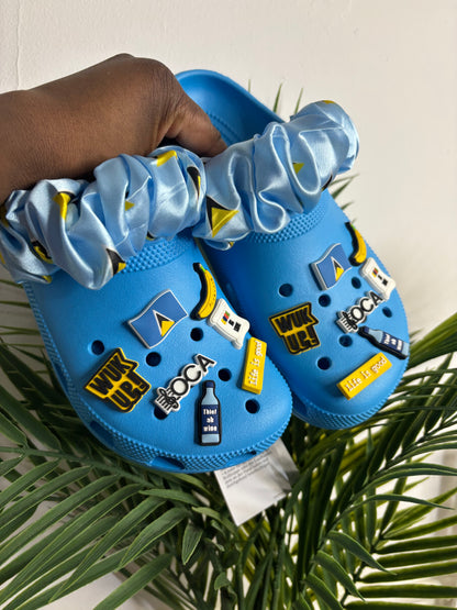 St Lucia Flag Crocs - Colour series