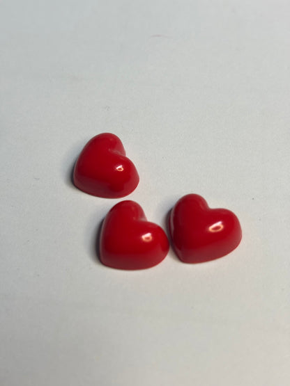 Red Mini Gloss Hearts