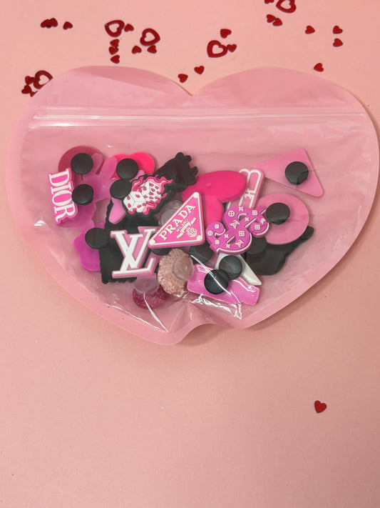 Valentines Croc Charm Bundles