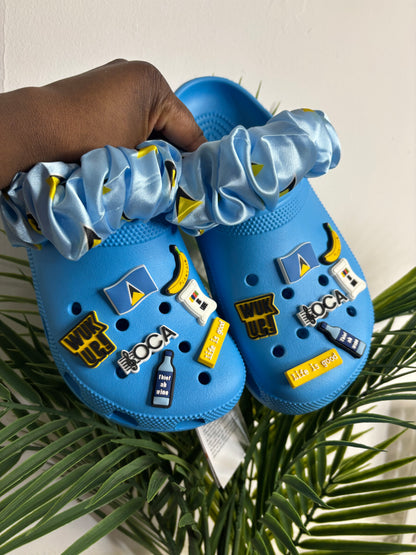 St Lucia Flag Crocs - Colour series