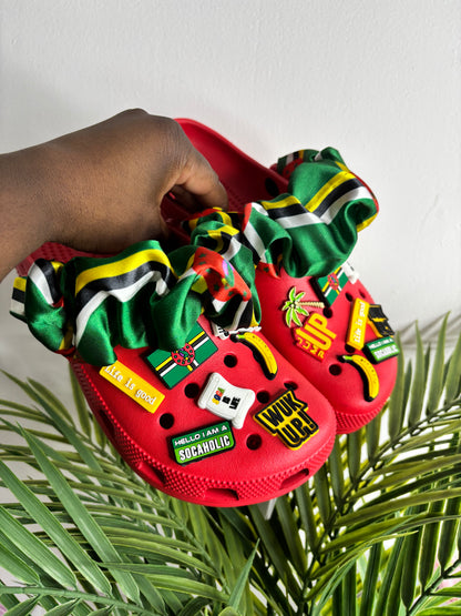 Dominica Flag Crocs - Colour series