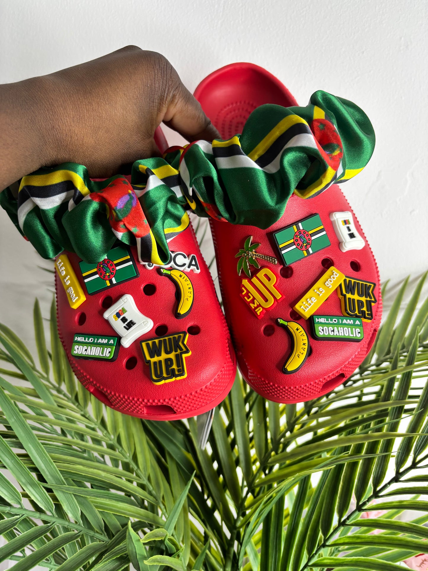 Dominica Flag Crocs - Colour series