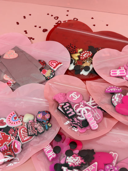 Valentines Croc Charm Bundles