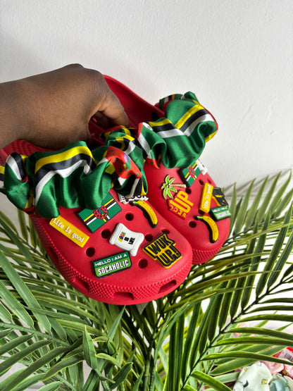 Dominica Flag Crocs - Colour series