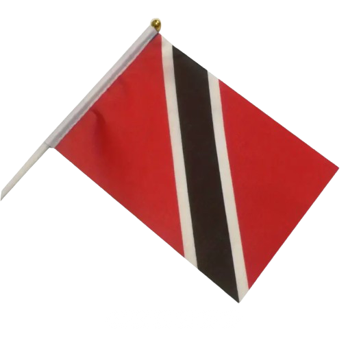 Handheld Trinidad Flags