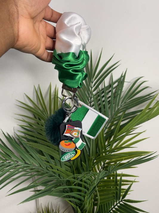 Nigerian Flag Keychain 001