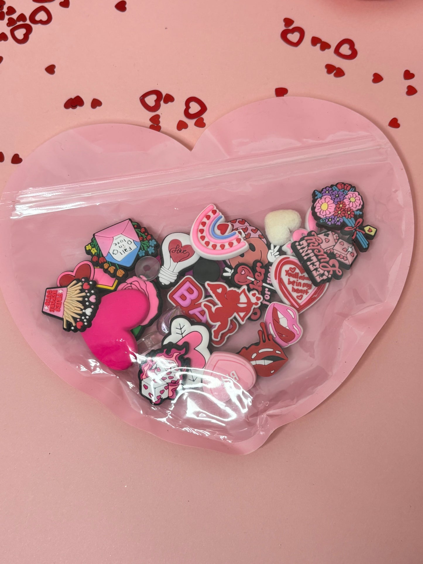 Valentines Croc Charm Bundles