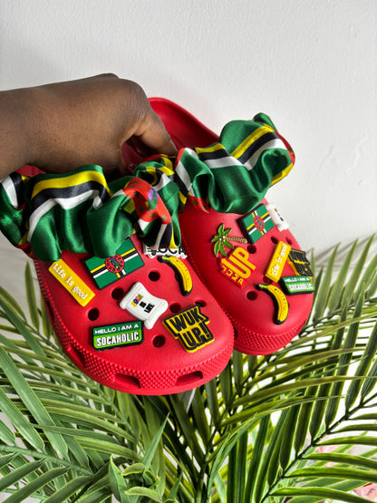 Dominica Flag Crocs - Colour series