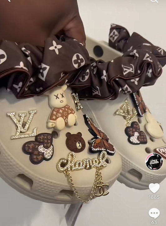 Brown LV Charm Bundle