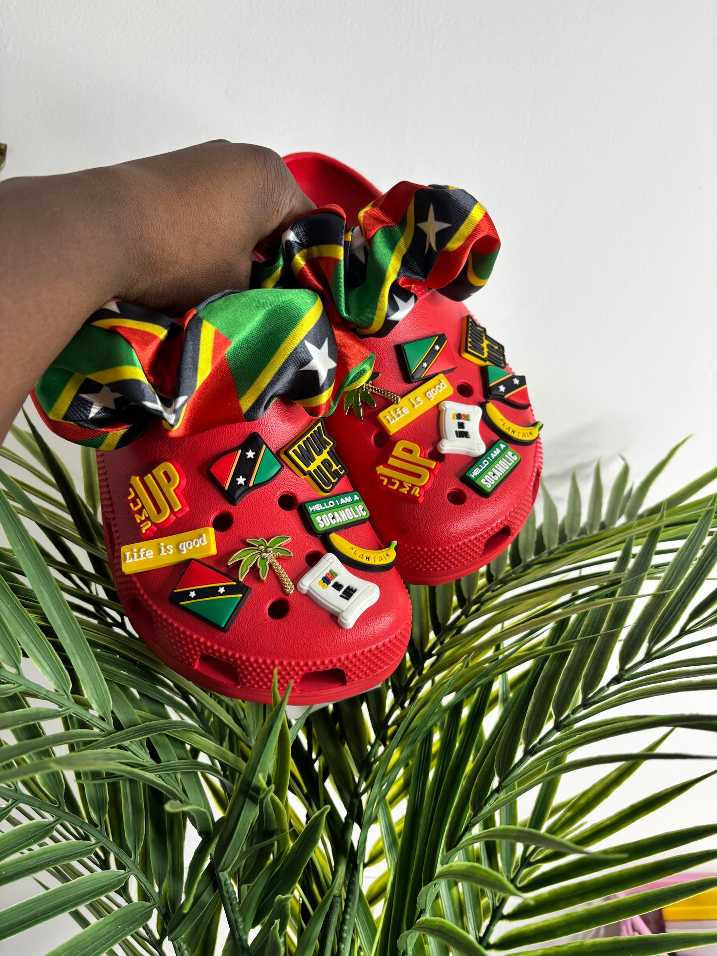 St Kitts & Nevis Flag Crocs - Colour series