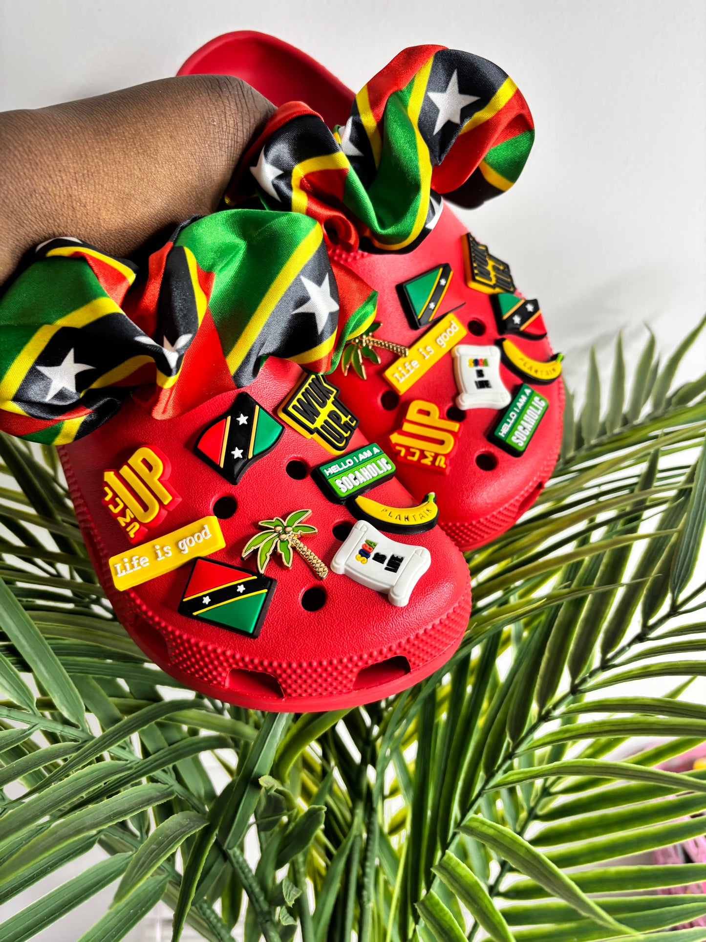 St Kitts & Nevis Flag Crocs - Colour series