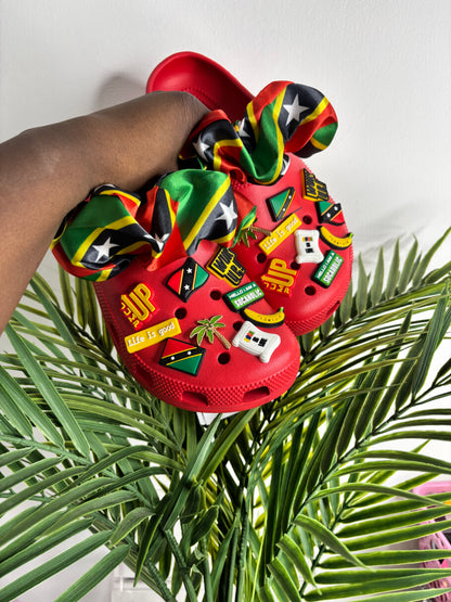 St Kitts & Nevis Flag Crocs - Colour series