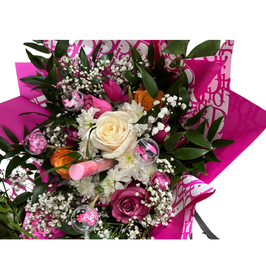 Divine Fushia Croc Charm Bouquet