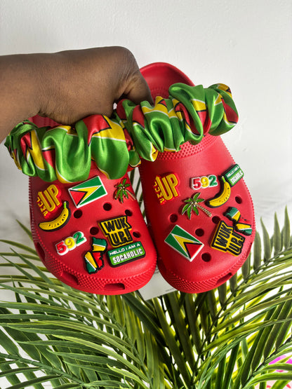 Guyana Flag Crocs