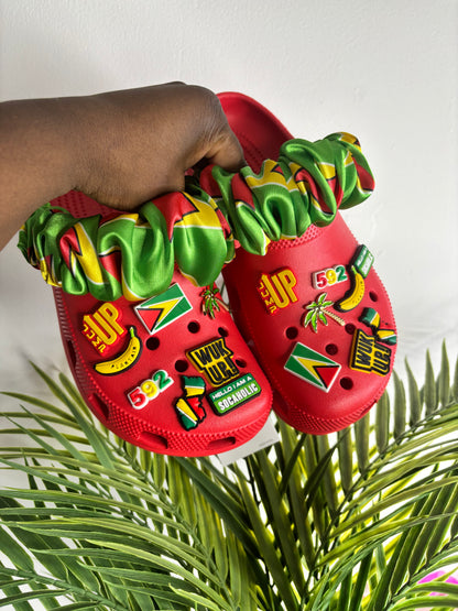 Guyana Flag Crocs