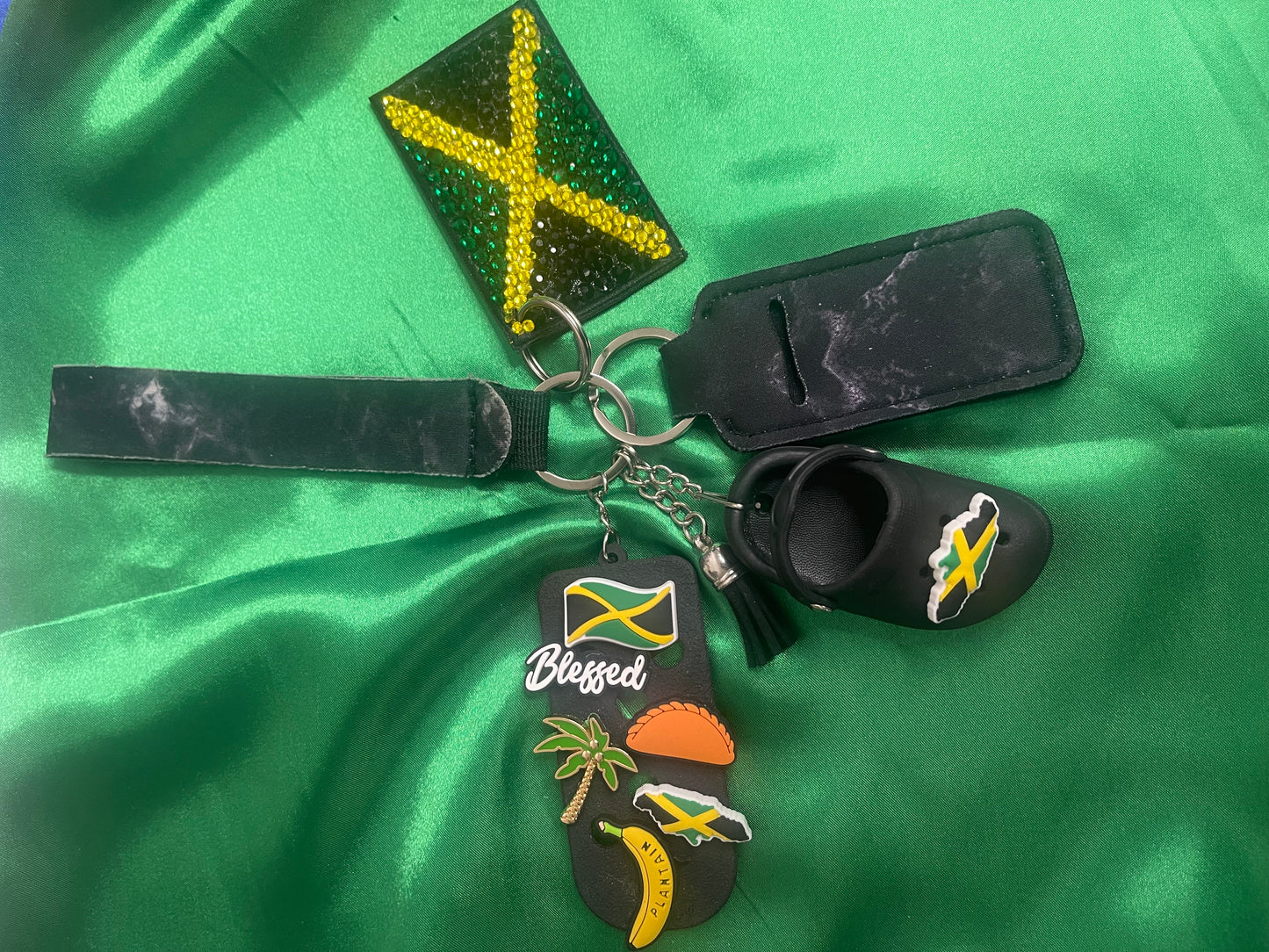 Jamaican Flag Keychain 001