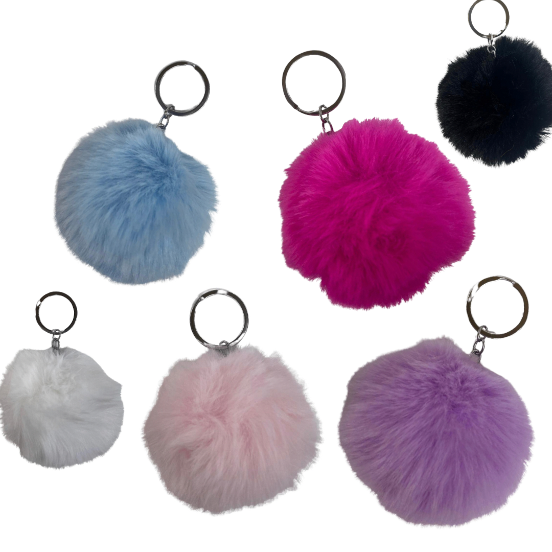 #001 Fluffy Keyring