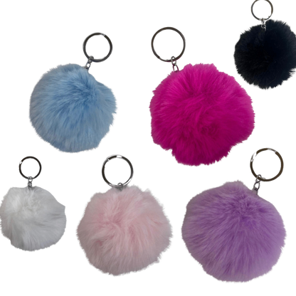 #001 Fluffy Keyring