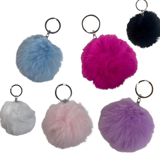 #001 Fluffy Keyring