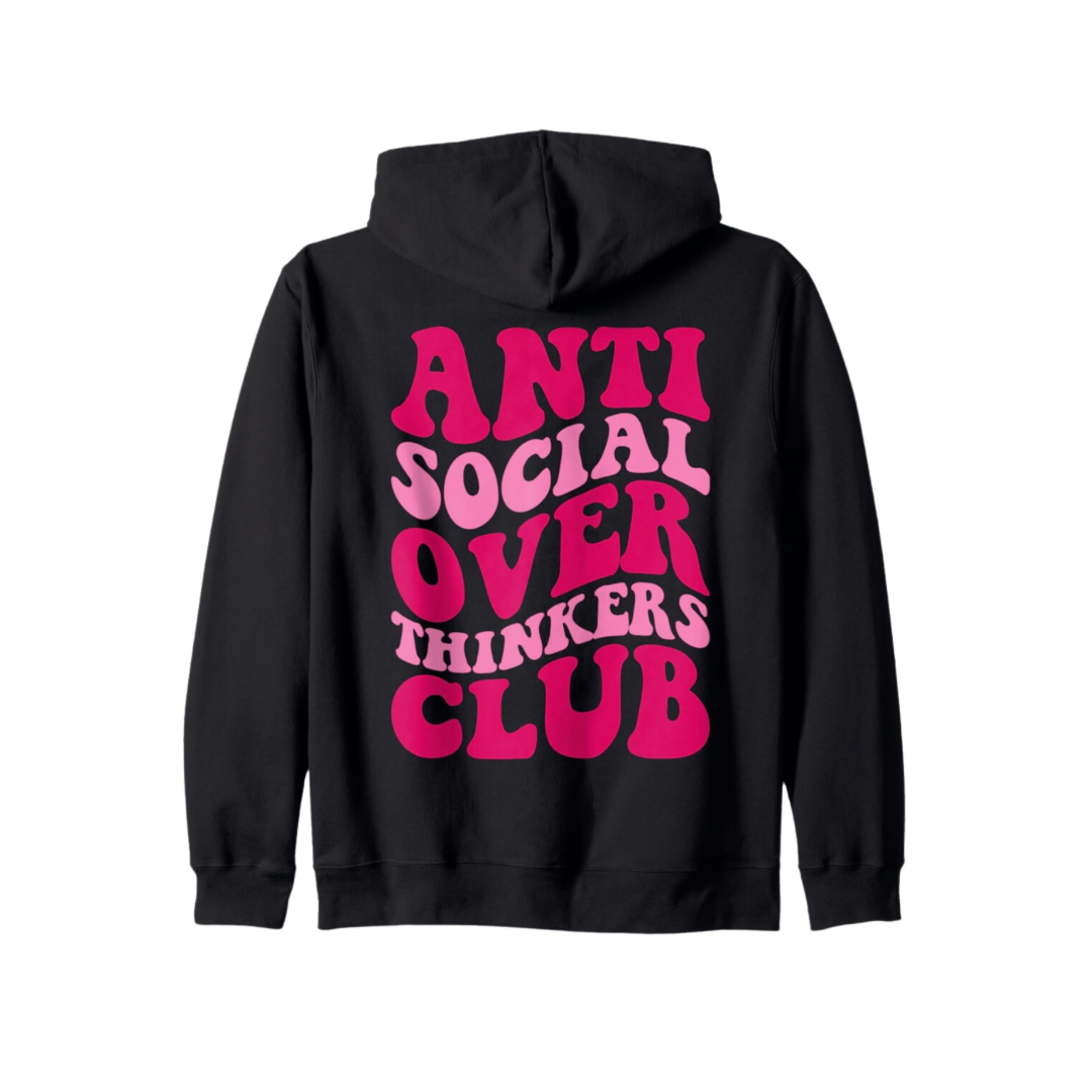 Anti-Social Overthinkers Club Hoodie